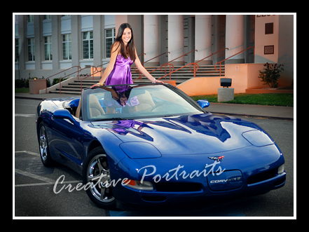 Outdoor Senior Portrait Awesome Cars